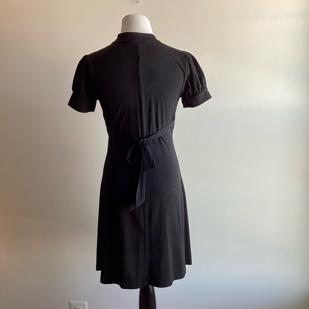 🖤 Dark Academia -Schoolgirl, Goth, Lolita Little Black dress size S - Picture 3 of 8